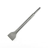 SPKLINE 1-1/2 Inch SDS-Plus Tile & Concrete Thinset Scaling Chisel Bit for Floor and Wall Tile Concrete Mortar Thinset Brick 10 Inch Long Flat Chisel Bit 40 x 250mm (1.5" x 10") Chipping Bit