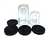 2 Replacement Mixing Cups and 4 Lids compatible with Magic Bullet