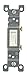 Leviton 1451-2WM 15 Amp, 120 Volt, Toggle Framed Single-Pole Ac Quiet Switch, Residential Grade, Grounding, 10-Pack, White primary