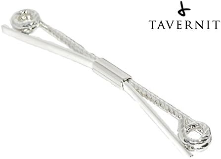 Silver Collar Pin Bar Tie Pin Clip Guard Clasp Dapper Men's Apparel Accessories