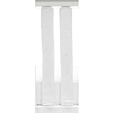 Pure Safety Vertical Crib Liners 2 Pack in Luxurious White Minky