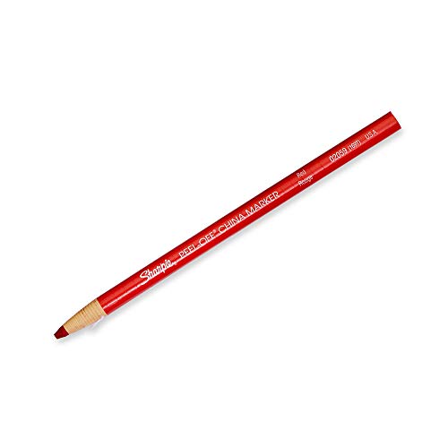 SHARPIE PeelOff China Markers, Red, 12 Count Pricepulse