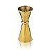 Viski Small Gold Japanese Style Jiggers, Metallic
