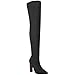 Fashion Thirsty Womens Thigh High Stretch Knit Boots Over The Knee High Heels Size