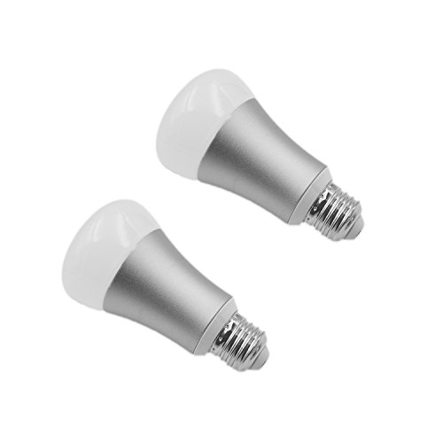 Wowfeel Smart Wifi LED Light Bulb Dimmable Multicolored Color Changing Lights Work with Amazon Alexa, Smartphone Free APP Control (7W, Pakc of 2pcs)
