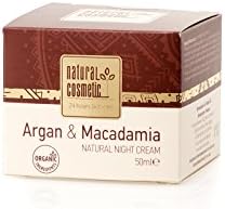Natural Night cream with organic Argan &amp; Macadamia oils – for dry / normal mature skins