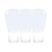 Fantcen Soft Silicone Travel Bottles Set Portable Containers with Carry Bag (2oz/60ml)