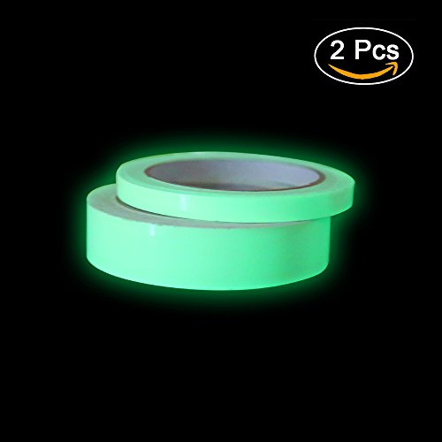 AIEX Luminous adhesive tape and safty tape wall decorative sticker, a total of 20 meters