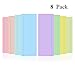 8 Pack Dyslexia Reading Guide Strips with Colored Overlays Reading Rulers 8 Colors