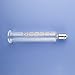 10ml Glass Syringe Luer Lock Metal Head Reusable Corrosion Resistant Acid and Alkaline