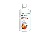Liquid Calcium & Magnesium Supplement by BodSmith 32oz Bottle sweet Vanilla Orange Flavor.