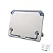 Adoy Music Sheet Stand, Book Reading Stand, Portable, Foldable and Adjustable Holder for Reading, Cook Book，Document With Foldable Legs - Beige Blue (silver)