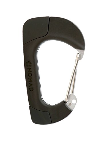 Nomad Nomad Clip Carabineer Lightning to USB  ca â€“ Black