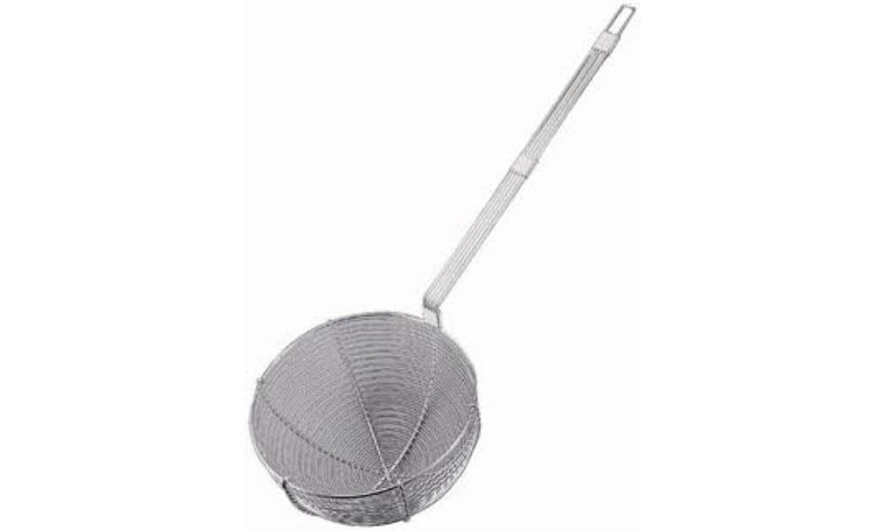Vogue J708 Veg Ladle, Long Handle, 220 mm Diameter, Stainless Steel