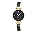 Anne Klein Black and Goldtone Diamond Dial Watch