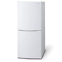 IRIS OHYAMA Refrigerator 142L (Approx. Width 50cm) Freezer Compartment 52L Right-Opening Quiet White IRSD-14A-W