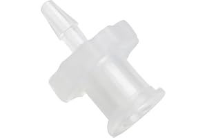 MEETOOT 10pcs Female Luer Lock 1/16" Polycarbonate Hose Barb Adapter for Laboratory Biochemical/Analytical Instruments, Food Machinery and Aquarium Equipment