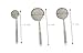 KINGSUPER Hot Pot Fat Skimmer Spoon Stainless Steel Mesh Food Strainer for Oil Filter Skimming Grease and Foam