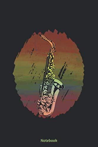 Notebook: Saxophone Notebook / Journal Gift (120 blank lined pages - 6 x 9) with Table Of Contents
