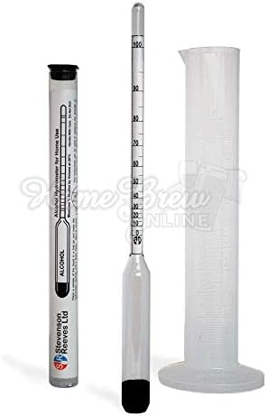 Spirit Meter 0-100% 15cm with 100ml Trial Jar