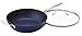 Cuisinart CastLite Non-Stick Cast Iron Chef's Pan with helper and Cover, 4.5-Quart, Blue on Blue