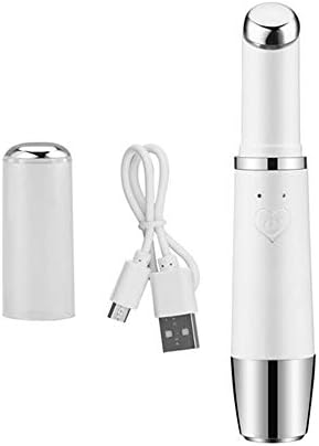 女性へのギフト 電気振動アイマッサージャーの暖かい加熱アイマッサージバーの顔のしわのムーバーペンの皮の持ち上がる美しさスティックUSB充電31 ファミリーギフトバスケット (Color : MR556W)