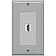 RiteAV HDMI 2.0 Wall Plate 1 Gang Decorative - 1 Port - Light Almond