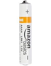 Basics Baterías alcalinas de uso diario AAAA (paquete de 4), LR61-8PK, Paquete de 8, 1