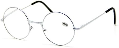 Silver Vintage Small Round Reading Glasses Readers Fashion Lovely Nice Wearing Is A Necessity. Inspired By Today's Top Fashions