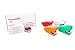PraxxisPro Stapler Set, Mini Staplers, Built-In Staple Remover, Set of 4 (Red, White, Orange, Green)