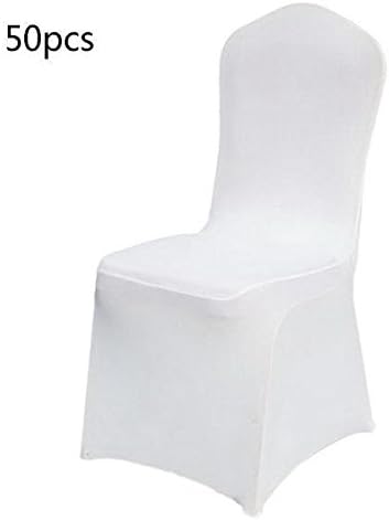 20Pcs/50Pcs Universal Spandex Chair Covers Spandex W/4 Elasticated & Rugged for Wedding Supply Party Banquet Decoration [US STOCK] (50)