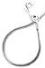 1mm Nickel Free Sterling Silver Italian Snake Chain Necklace 24