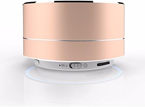 LPR Aluminium Wireless Stereo Portable Bluetooth Speaker with Handsfree Speakerphone Built-in Micro SD TF Card Slot