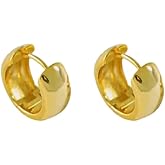 925 Sterling Silver 6mm Thick Hoop Earrings, Sold as a Pair