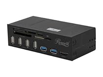 Rosewill 2-Port USB 3.0 4-Port USB 2.0 Hub eSATA Multi-In-1 Internal Card Reader with USB 3.0 Connector (RDCR-11004)