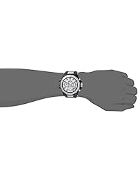Invicta "Akula cuarzo acero inoxidable reloj casual, Color: plateado (Modelo: 23098)