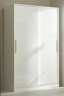 Topline Sliding Robe 2 Door, T230W x 620D x 2010H, Bedroom Furniture, White