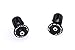 iParaAiluRy Bike Bar End Plugs Handsome Universal Rubber Sponge Aluminum Handlebar Plug (1 Pair, Out Dia. 23mm/28mm, Black/Blue/Golden/Gray/Green/Red)