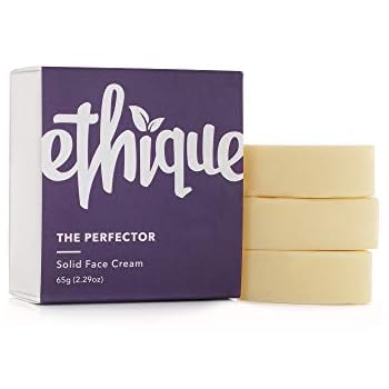 Ethique Eco-Friendly Solid Face Cream for Dry Skin, The Perfector - Sustainable Natural Face Moisturiser, Night or Day Cream, Plastic Free, Vegan, Plant Based, 100% Compostable and Zero Waste, 2.29oz