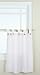 GPD Newport 60-inch x 36 inch Button Tab Top Tier Curtain Pair, White
