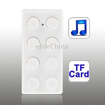 Building Block Style Mp3 Player With Tf Micro Sd Card Slot White Amazon In Electronics