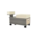 ALERA Pedicure Cart with Footrest Pedi Trolley Nail