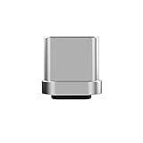 Wsken USB Type C Cable Magnetic Plug Fast Charger Adapter Connector for Android (Type C Silver)