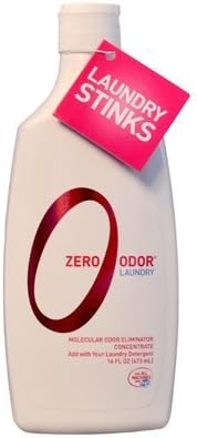 Zero Odor Laundry Additive for Activewear, 16-ounce Quantity 12 by Zero Odor Llc