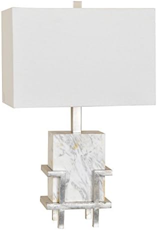 Crestview Collection Dumont Carrerra White Marble Table Lamp
