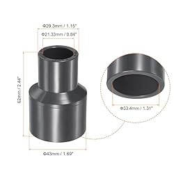 PATIKIL UPVC Reducer Pipe Fitting Socket Schedule