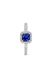 Pandora Elegancia Anillo, True Blue Crystal & Clara CZ 190947 nbt-54 EU 7 US