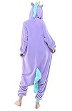 Adult Unicorn Onesie Kigurumi Animal Costume (XL(177-185CM), New Purple Unicorn)