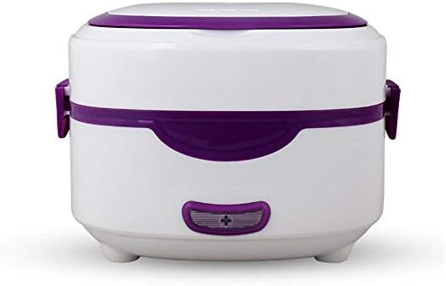 Electric lunch box mini rice cooker single layer automatic insulation stainless steel liner can cook hot rice, size: 171713.2 cm