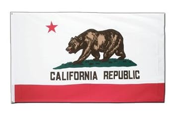 USA Kalifornien Flagge, kalifornische Fahne 90 x 150 cm, MaxFlags®